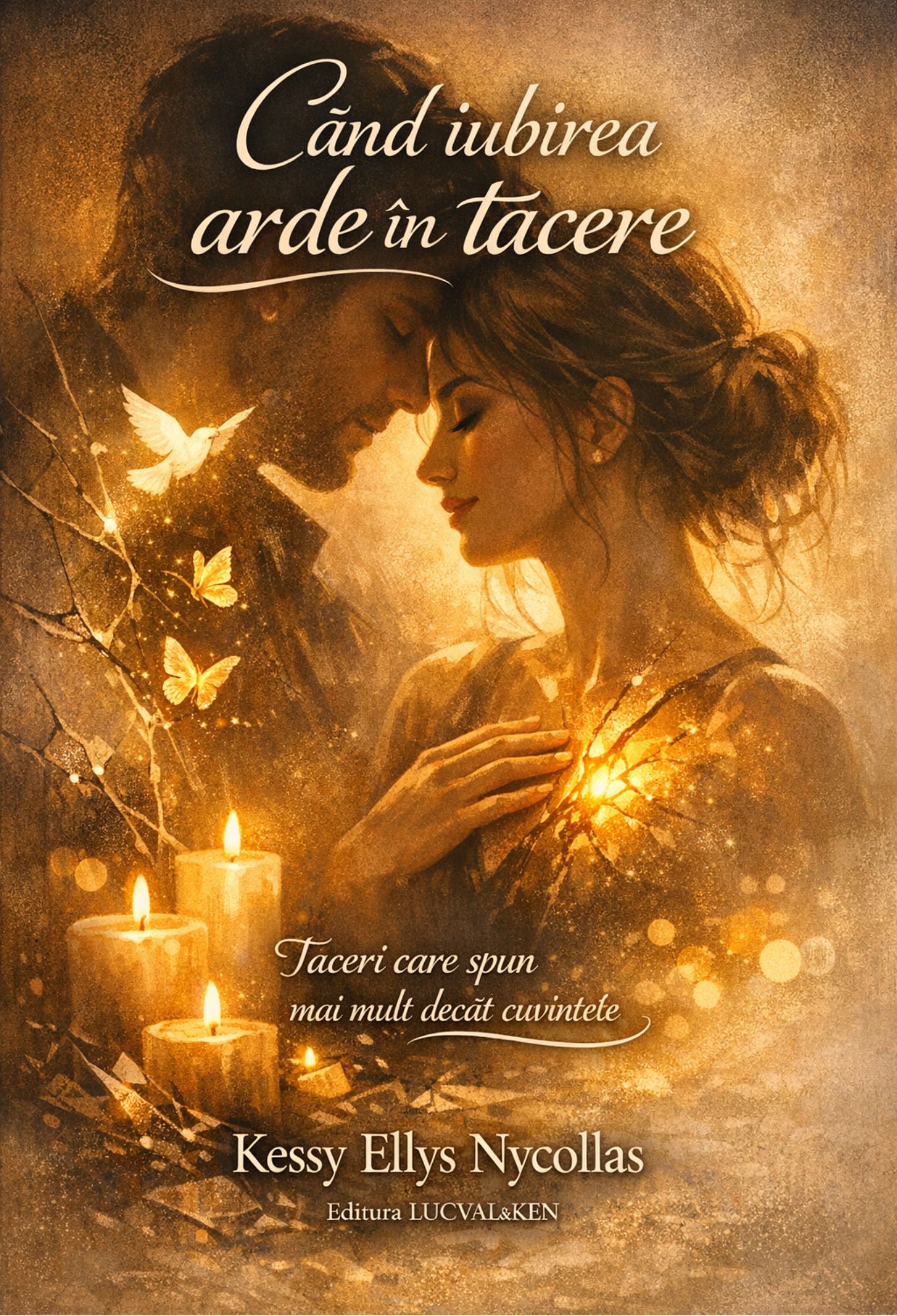 Coperta cărții Când iubirea arde în tăcere – Vindecarea prin iubire, despre iubire, vulnerabilitate și vindecare emoțională