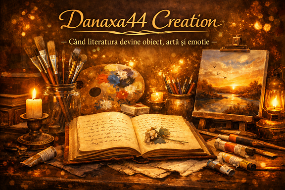 Danaxa44 Creation – Când literatura devine obiect, artă și emoție imagine ptr art. 3